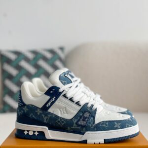 Monogram Blue Denim Sneaker