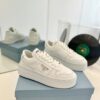 White casual platform shoes