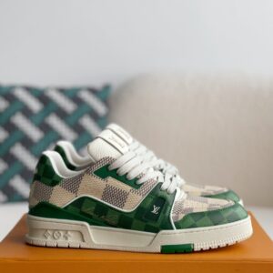 Cotton fabric low-top sneakers