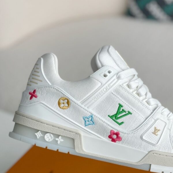 Trainer Orange Teal Vintage Sneaker