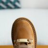 「#2521」Wheat colored letter ankle boots