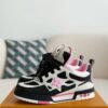 Black and pink couple sneakers