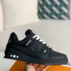 Black Calf Leather Sneakers