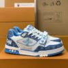 Light blue men's sneakers