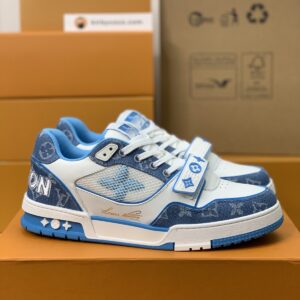Light blue men's sneakers