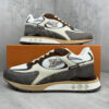 Embossed cowhide sneakers
