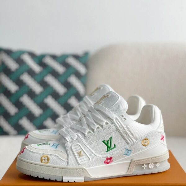 Trainer Orange Teal Vintage Sneaker