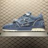 Denim Low-Top Casual Sneakers