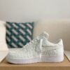BlackWhite Lettering Sneakers