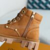 「#2521」Wheat colored letter ankle boots