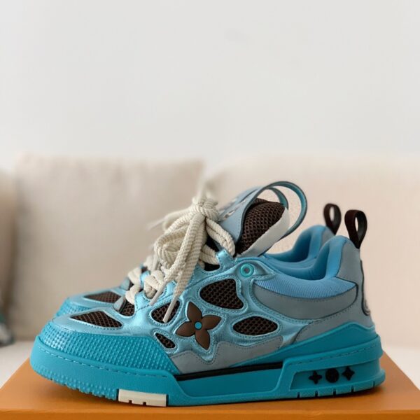 Skate Trainer Blue Brown