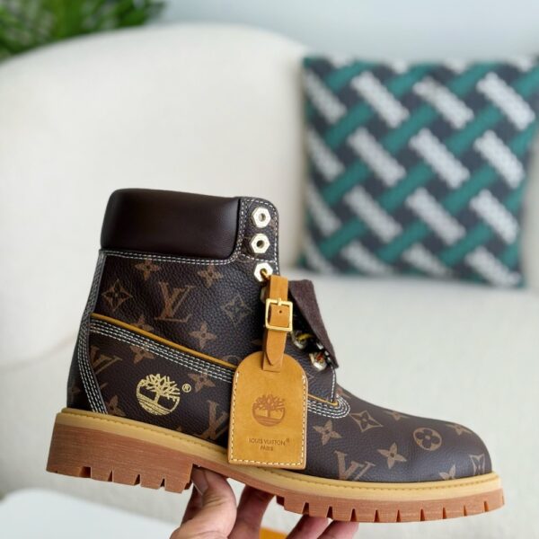 「#2534」Wheat colored letter ankle boots