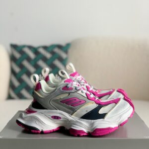Balenciaga Cargo Sneakers in Grey/White/Pink