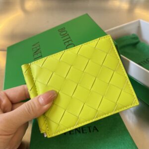 Bottega Veneta BV Intrecciato Bill Clip Wallet