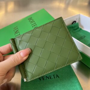 Bottega Veneta BV Intrecciato Bill Clip Wallet
