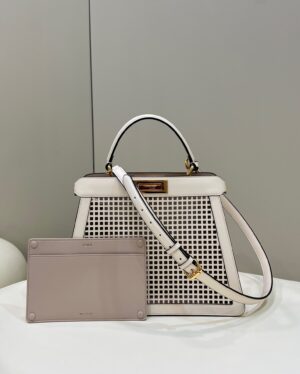 Fendi Iconic Peekaboo ISeeU Medium Handbag