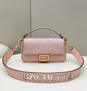 Fendi Baguette FF canvas bag