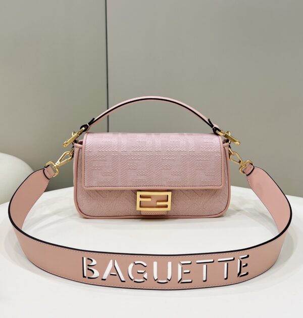 Fendi Baguette FF canvas bag