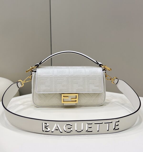 Fendi Baguette FF canvas bag
