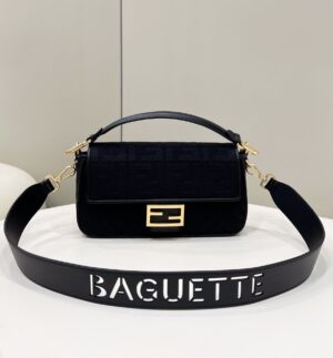 Fendi Baguette FF canvas bag