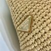Prada Crochet and leather tote bag