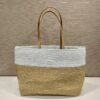 Prada Crochet and leather tote bag