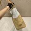 Prada Crochet and leather tote bag