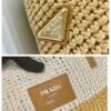 Prada Crochet and leather tote bag