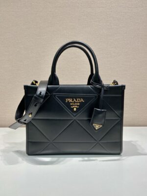 Prada Small leather Prada Symbole bag with topstitching