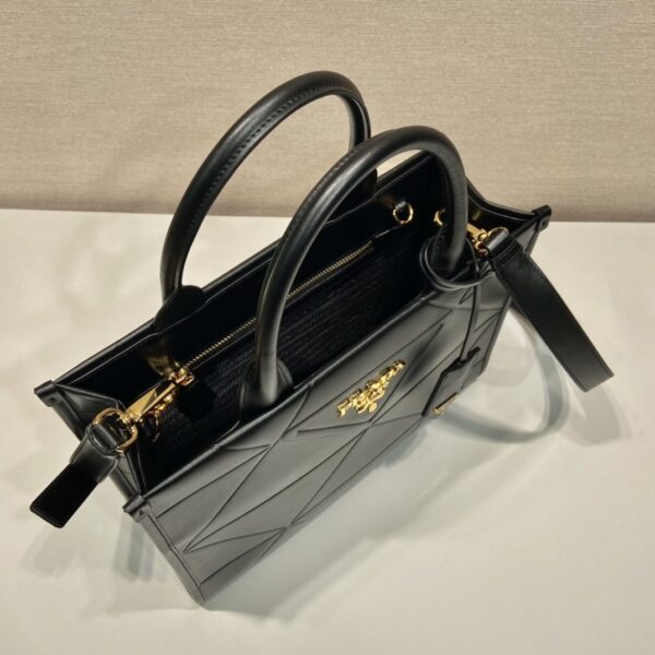 Prada Small leather Prada Symbole bag with topstitching