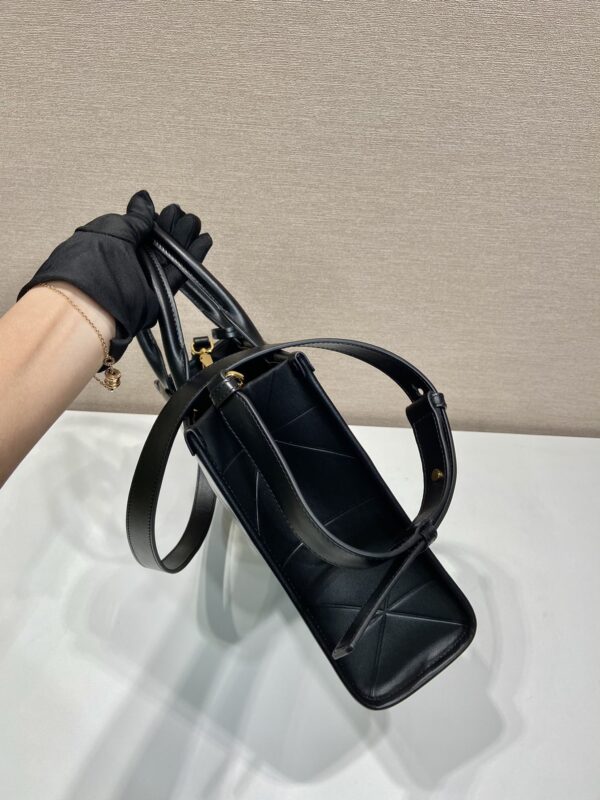 Prada Small leather Prada Symbole bag with topstitching