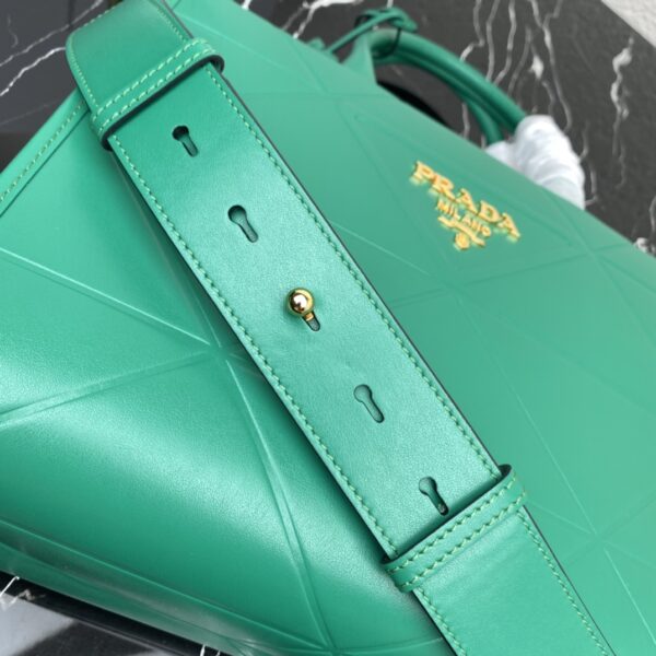 Prada Small Tote BagSmall leather Prada Symbole bag with topstitching