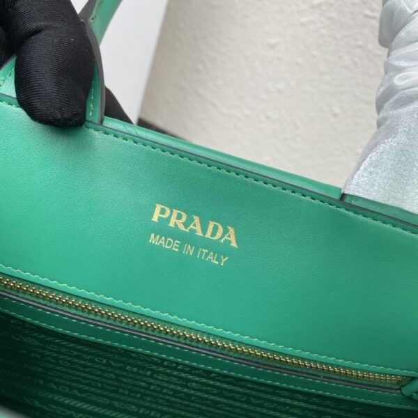 Prada Small Tote BagSmall leather Prada Symbole bag with topstitching