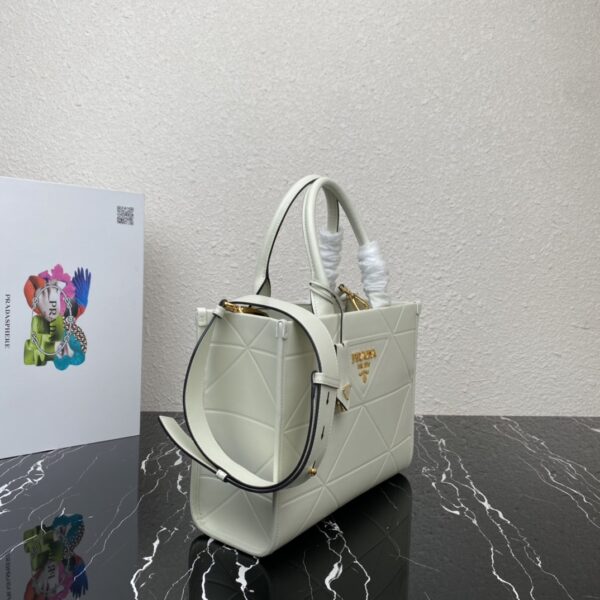 Prada Small leather Prada Symbole bag with topstitching
