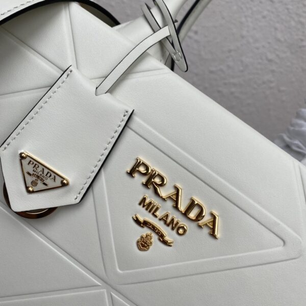 Prada Small leather Prada Symbole bag with topstitching