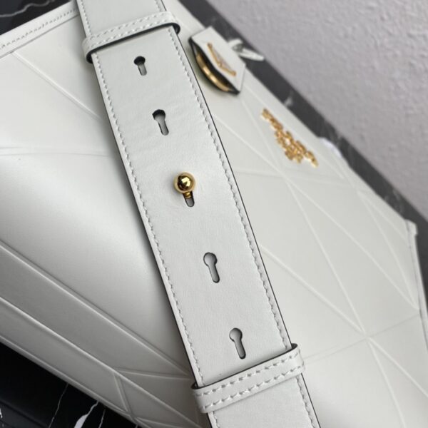 Prada Small leather Prada Symbole bag with topstitching