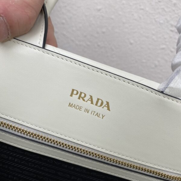 Prada Small leather Prada Symbole bag with topstitching