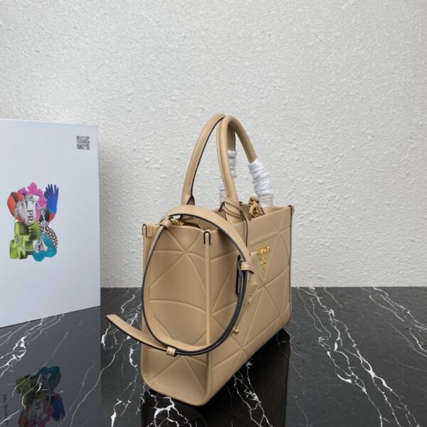 Prada Small leather Prada Symbole bag with topstitching