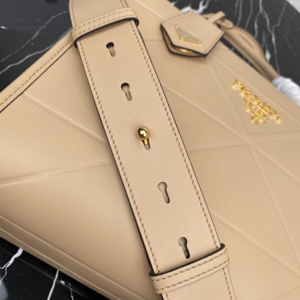 Prada Small leather Prada Symbole bag with topstitching