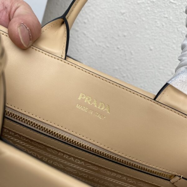 Prada Small leather Prada Symbole bag with topstitching