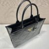 Prada Large leather Prada Symbole bag with topstitching