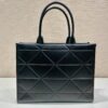 Prada Large leather Prada Symbole bag with topstitching