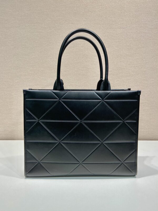 Prada Large leather Prada Symbole bag with topstitching