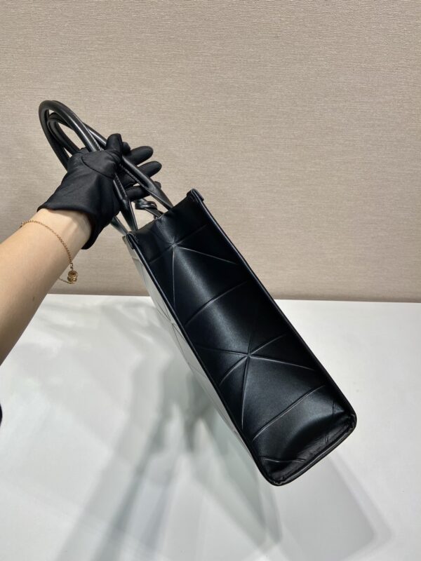 Prada Large leather Prada Symbole bag with topstitching