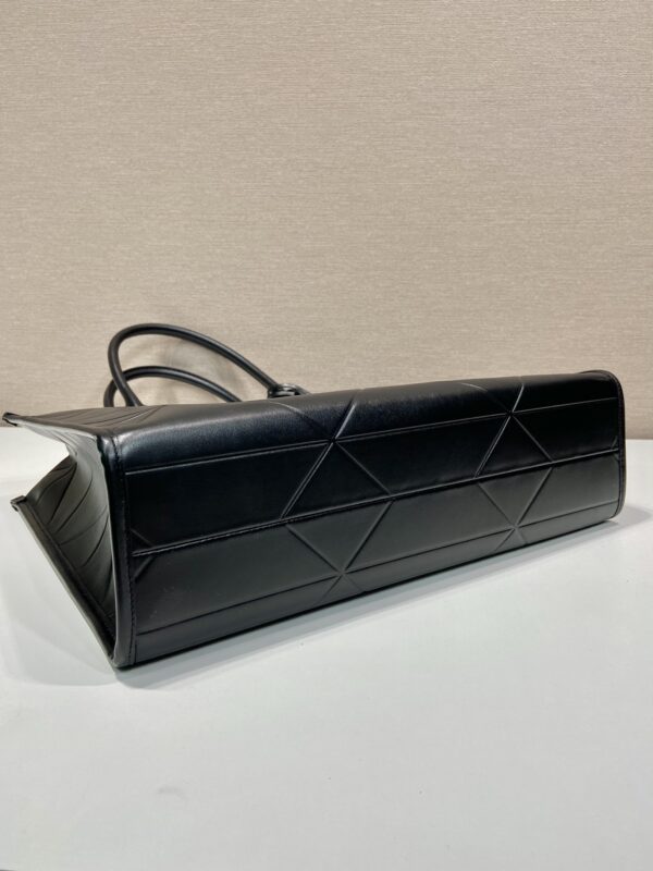 Prada Large leather Prada Symbole bag with topstitching