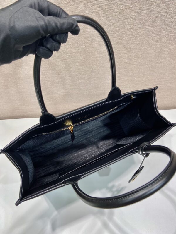 Prada Large leather Prada Symbole bag with topstitching
