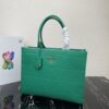 Prada Large leather Prada Symbole bag with topstitching