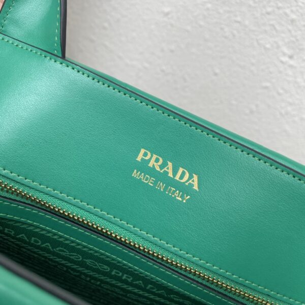 Prada Large leather Prada Symbole bag with topstitching