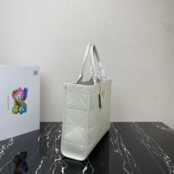 Prada Large leather Prada Symbole bag with topstitching