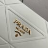 Prada Large leather Prada Symbole bag with topstitching